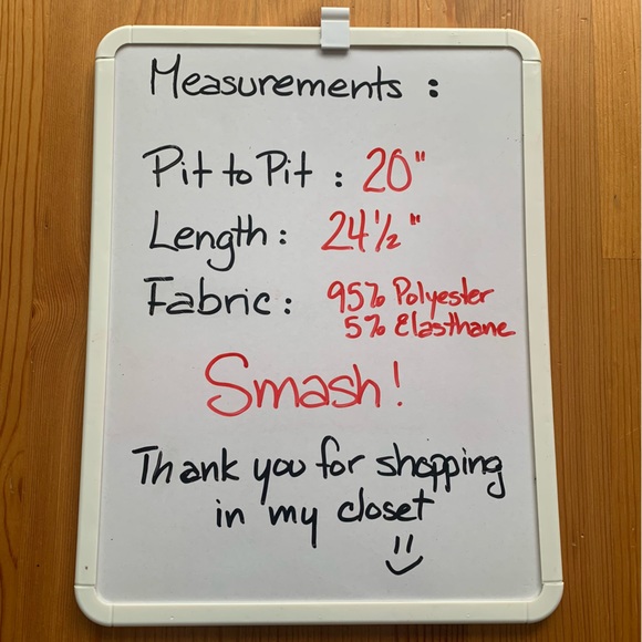 Smash! NWOT stunning shirt, size M - Picture 8 of 8